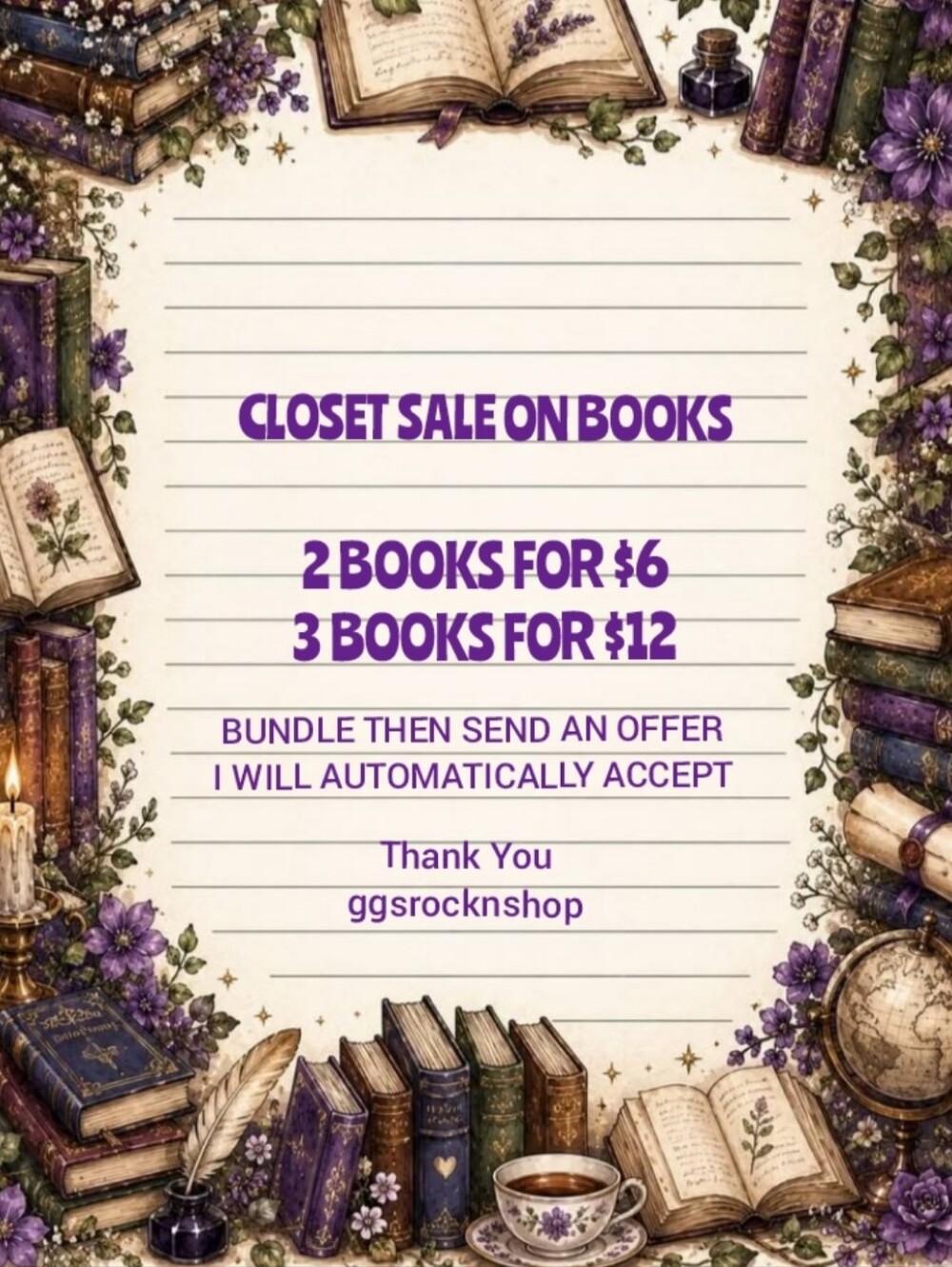 Closet Sale On BOOKS
